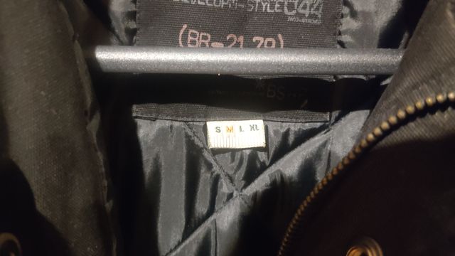 Abrigo sport hombre color negro talla M