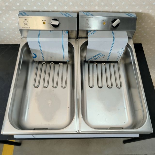 🍺​CO⌹  Freidora IND Eléctrica 10+10 Lts