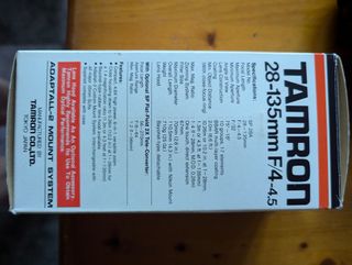 Objetivo con zoom macro, Tamron, Model SP 28A