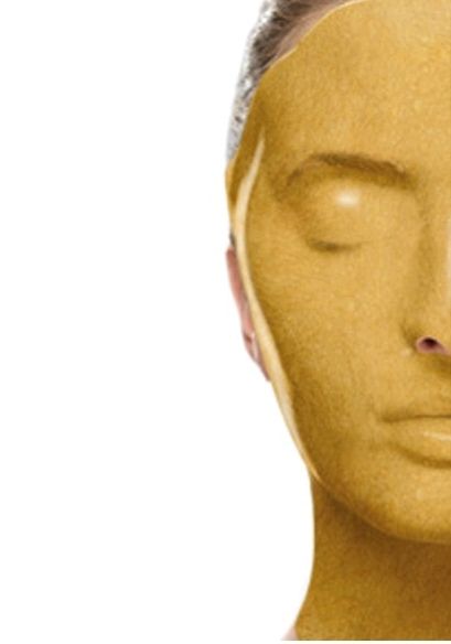 Mascarilla Facial Plástica de Oro