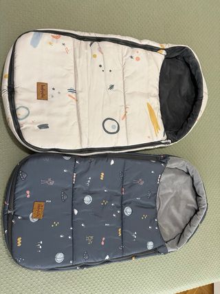Dos sacos capazo bebe 