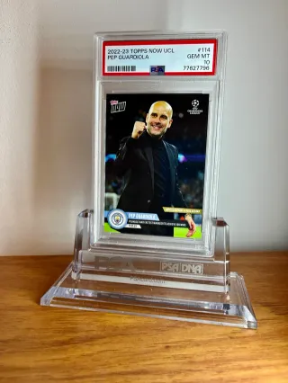 ⚽ Cromo Pep Guardiola 👉 PSA 10