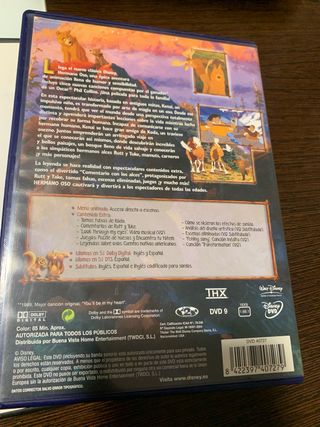 DVD peliculas infantiles 2x5 euros