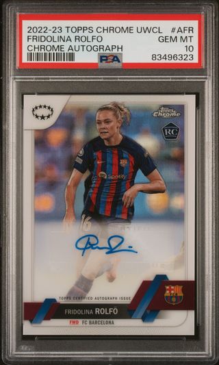 ⚽ Cromo Fridolina Rolfo 👉 PSA 10 👀 POP 7