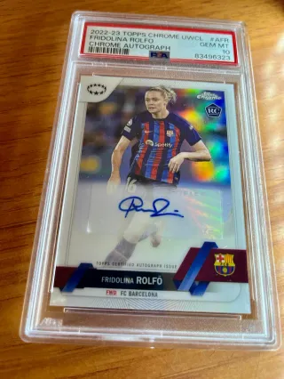 ⚽ Cromo Fridolina Rolfo 👉 PSA 10 👀 POP 7