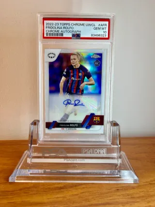 ⚽ Cromo Fridolina Rolfo 👉 PSA 10 👀 POP 7
