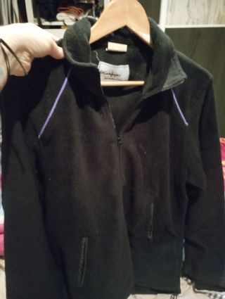 Sudadera con cremallera forro polar TM