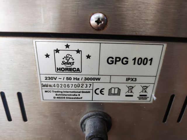 grill de contacto profesional hoateleria