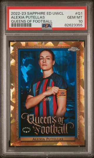 ⚽ Cromo Alexia Putellas Queens Football  👉 PSA 10