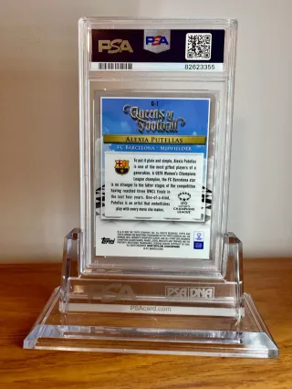 ⚽ Cromo Alexia Putellas Queens Football  👉 PSA 10
