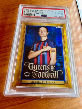 ⚽ Cromo Alexia Putellas Queens Football  👉 PSA 10