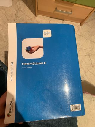 Libro segundo de bachillerato Matematicas