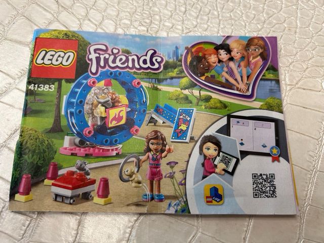 Lego friends l’area gioco del criceto di Olivia