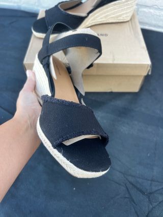 Sandalias con cuña Tipo Alpargatas Mujer