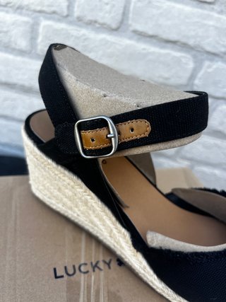 Sandalias con cuña Tipo Alpargatas Mujer