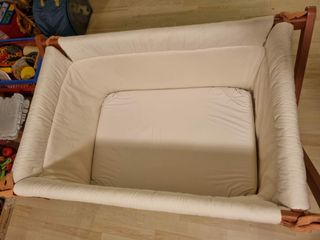 Minicuna madera ruedas