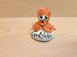 Soprammobile polpo arancione Certaldo