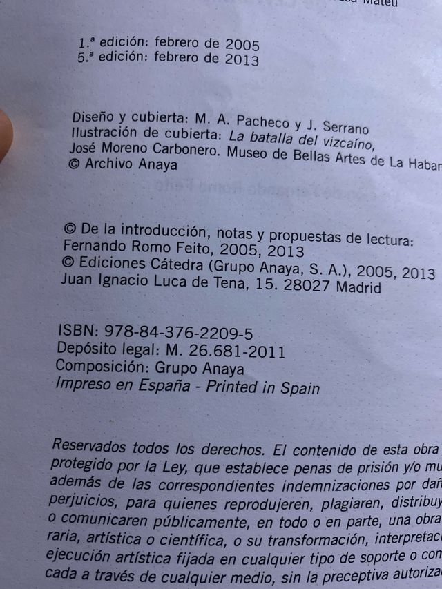 Libro Don Quijote de la Mancha