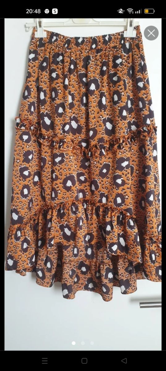 Falda animal print