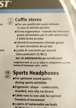 Cuffie ergonomiche Silvercrest nuove