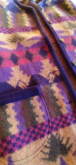 Chaqueta lana colores