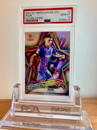 ⚽ Cromo PEDRI #2 👉 PSA 10