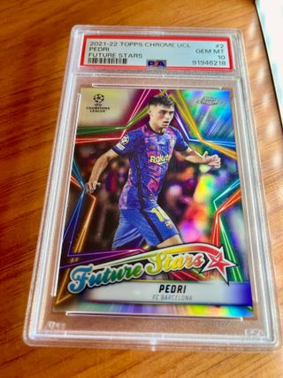 ⚽ Cromo PEDRI #2 👉 PSA 10