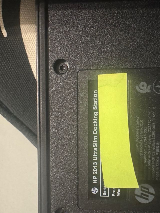 Docking station HP 2013 UltraSlim + caricabatterie HP