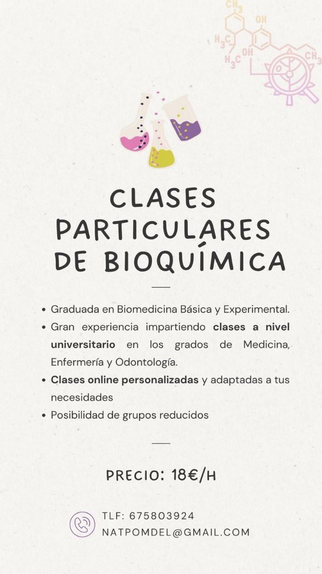 Clases de Bioquimica Universidad