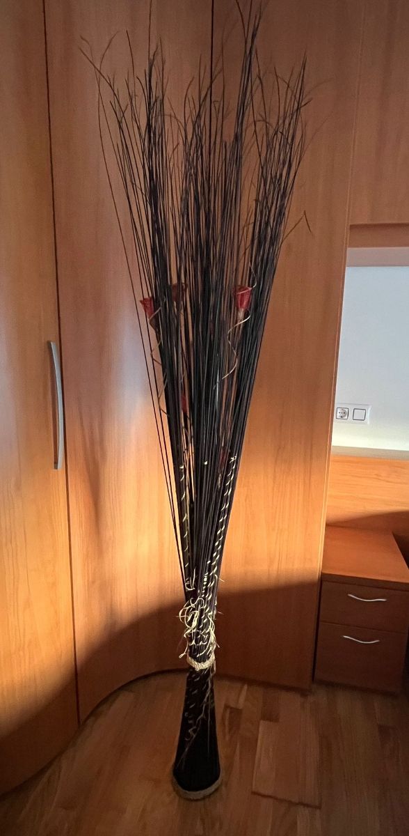 Ramo decorativo de mimbre 