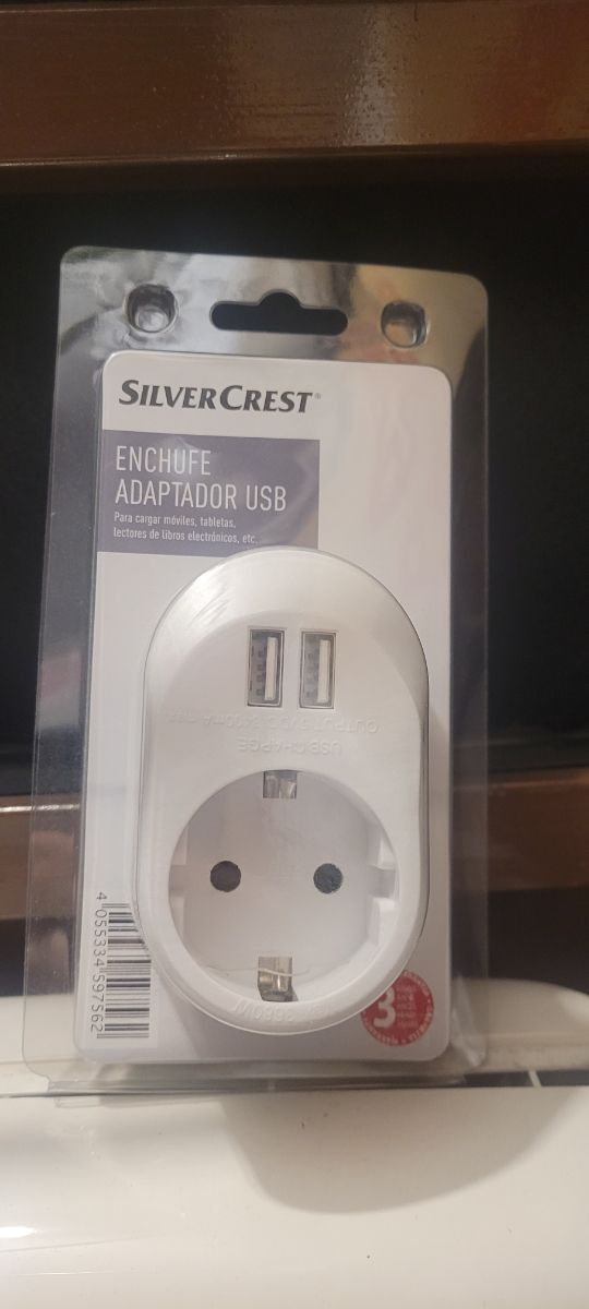 Enchufe pared con 2 USB