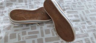 Zapatillas piel.blancas nike 
