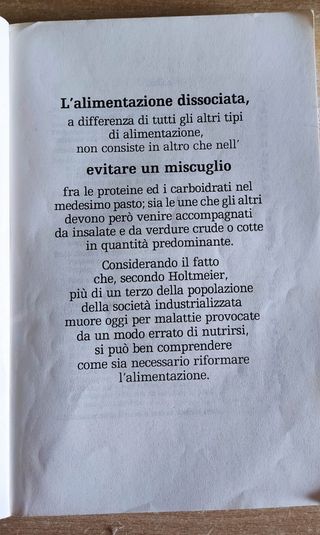 2407031037 L'alimentazione dissociata