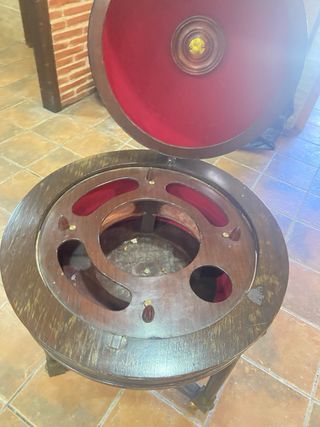 Mueble bola del mundo antigua 1960