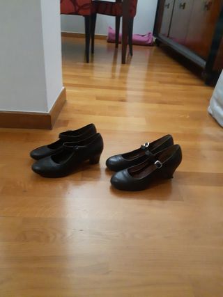 'Zapatos flamenco.  conservatorio.  Talla 34/35