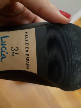 'Zapatos flamenco.  conservatorio.  Talla 34/35