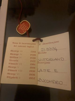 Servizio vittoriano Walket&Hall Sheffield