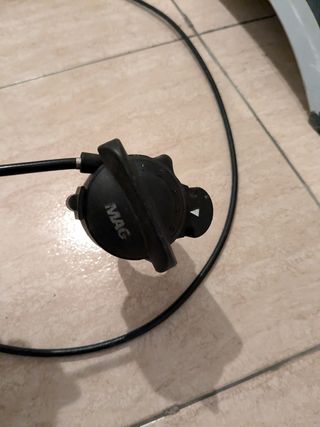 Rodillo bicicleta y rueda