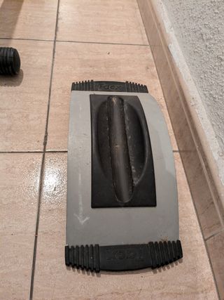 Rodillo bicicleta y rueda