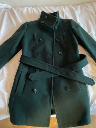 Chaquetòn verde botella talla S