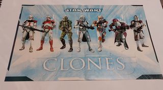 Poster Star Wars CLONES