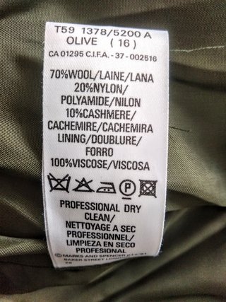 Chaqueta paño lana