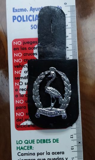 Pepito insignia placa militar policia