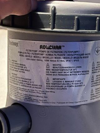 Filtro de piscina bestway + cartucho novo