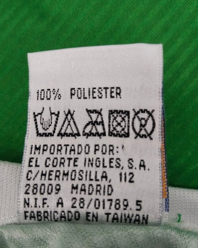 Camiseta Fútbol Boomerang Original 90s