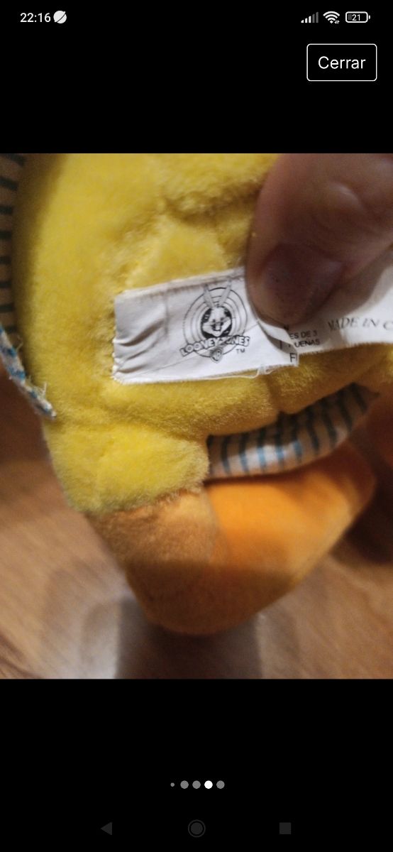 Peluche Piolín 25 cm