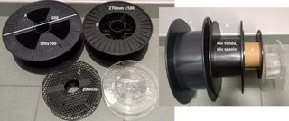 4 Bobina vuota in plastica tipo 300 per filo cavi