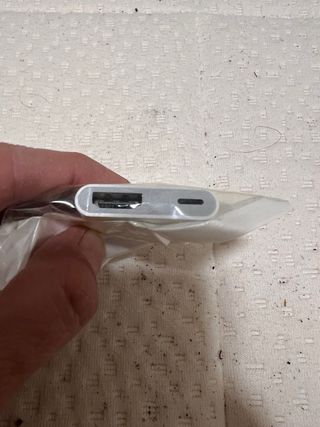 Apple lighting HDMI aliementacion
