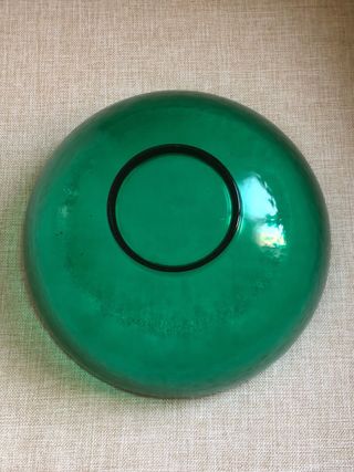 Ciotola in vetro di Murano verde