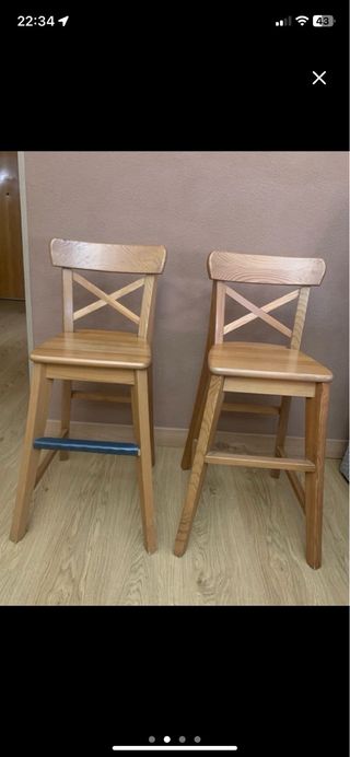 Silla trona madera
